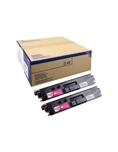 Brother TN329 - Magenta - Pack de 2 Cartouches Toner - TN329MTWIN