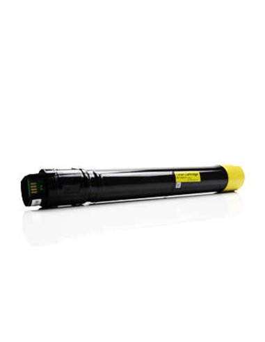 Xerox Phaser 7800 - Cartouche Toner Jaune - Compatible - Remplace 106R01568//106R0156