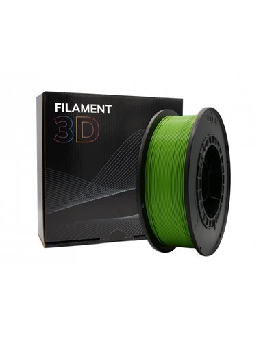 Filament PLA 3D - Diamètre 1,75 mm - Bobine de 1 kg - Couleur Vert Fluorescent