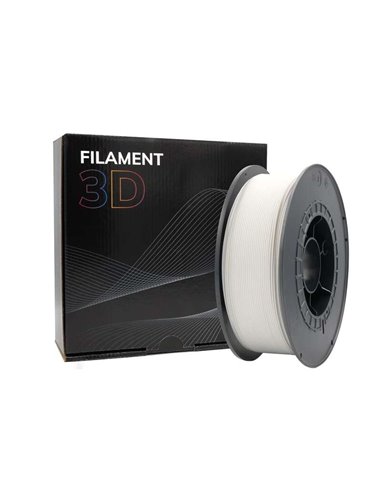 Filament PLA 3D - Diamètre 2,85 mm - Bobine 1kg - Couleur Blanc