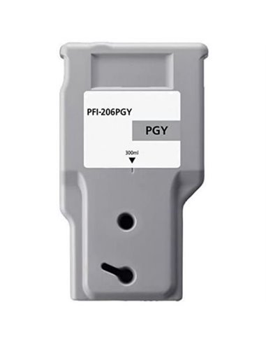 Compatible Canon PFI-206 - PFI-206PGY/5313B001 - Gris