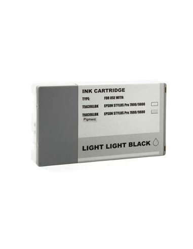 Compatible Epson T6039 - C13T603900 - Light Light Noir