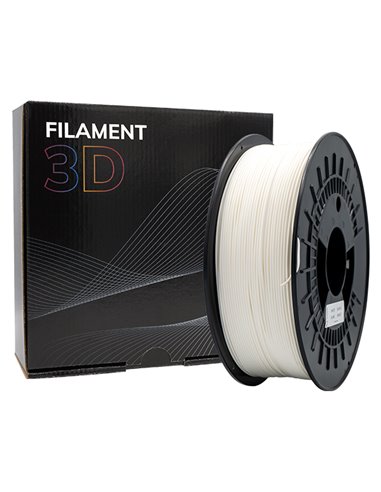 Filament 3D PLA TOUGH - Diamètre 1,75 mm - Bobine 1kg - Couleur Blanc