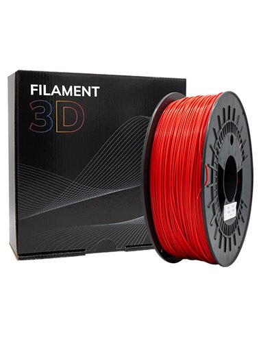 Filament 3D PLA TOUGH - Diamètre 1,75 mm - Bobine 1kg - Couleur Rouge