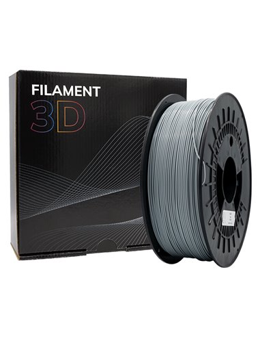 Filament 3D PLA TOUGH - Diamètre 1,75 mm - Bobine 1kg - Couleur Gris