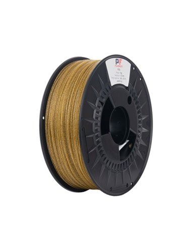 Filament 3D PLA GLITTER - Diamètre 1,75 mm - Bobine 1kg - Couleur Or