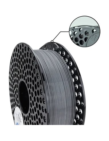 Filament PETG 3D - Diamètre 1,75 mm - Bobine 1kg - Couleur Gris