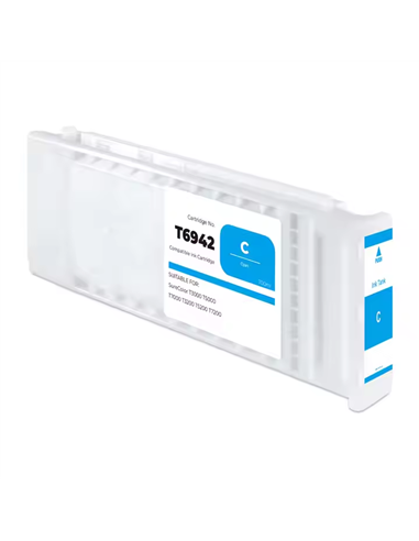 Compatible Epson T6942/T6922/T6932 - C13T694200/C13T692200/C13T693200 - Cyan