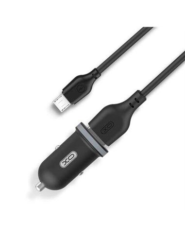 XO - Pack Chargeur Voiture TZ08 + Câble USB-A vers MicroUSB - 2 Ports USB