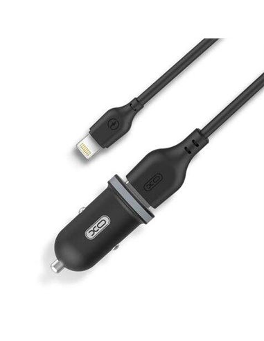 XO - Pack Chargeur Voiture TZ08 + Câble USB-A vers Lightning - 2 Ports USB