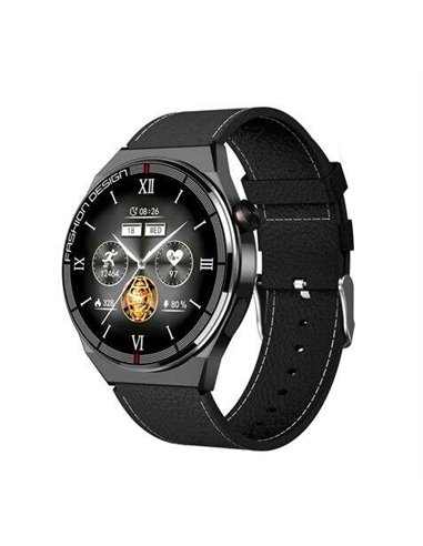 XO - Smartwatch HD 128 - Résistant à l'eau IP68 - Bluetooth 51 - Batterie 270Mah - Fonctions : Fréquence cardiaque, Podomètre, M