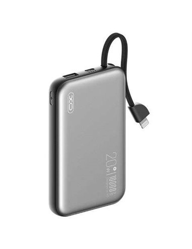 XO - Powerbank 10000Mah - Chargement sans fil - Sortie USB-C 20W - Facile à transporter - 600 Cycles de charge - Résistant - Cou