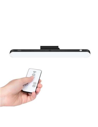 XO - Lampe de Bureau LED - Puissance 25W - Batterie 1200Mah - Réglage jusqu'à 80º - Télécommande - Régulation de puissance - Lum