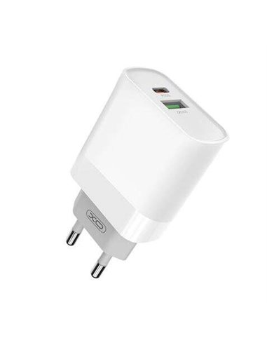 XO - Chargeur secteur L64 18 W Charge rapide -a 3.0 1x USB-A, 1x USB-C