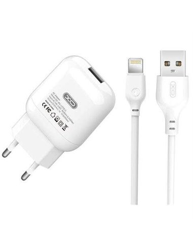 XO - Pack chargeur secteur USB L37 + câble USB vers Lightning