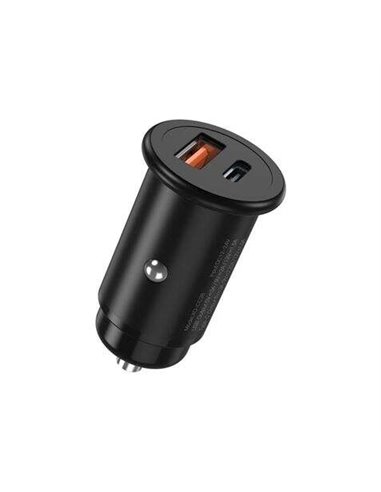 XO - Chargeur de voiture CC36 20W - 2 ports de charge rapide - à 20W + QC