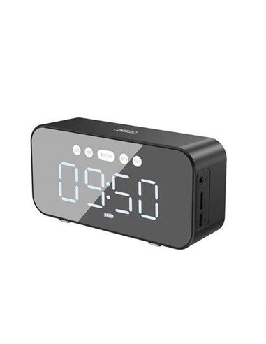 XO - Enceinte Bluetooth Mirror Clock F41 - Noir