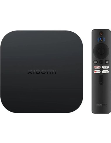 Xiaomi - TV Box S 2e génération UltraHD 4K 8 Go - WiFi, Bluetooth, HDMI, USB