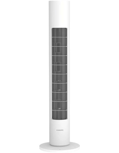 Xiaomi - Smart Tower Fan 22W WiFi Tower Fan - Moteur DC à fréquence variable - Silencieux - Compatible avec l'assistant vocal