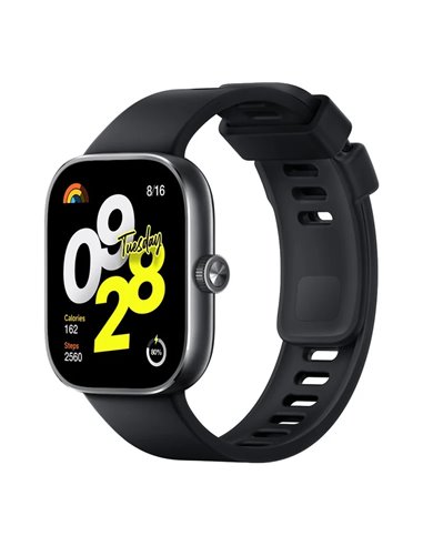 Xiaomi - Montre Smartwatch Redmi Watch 4 Écran AMOLED 1,97" Bluetooth - Autonomie jusqu'à 20 jours - Résistance à l'eau 5 ATM - 