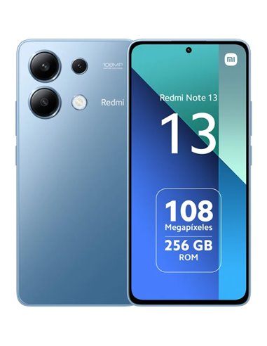 Xiaomi - Smartphone Redmi Note 13 Écran AMOLED 6,67" - 8 Go - 256 Go - Caméra principale 108MP - Batterie 5000mAh - Prend en cha