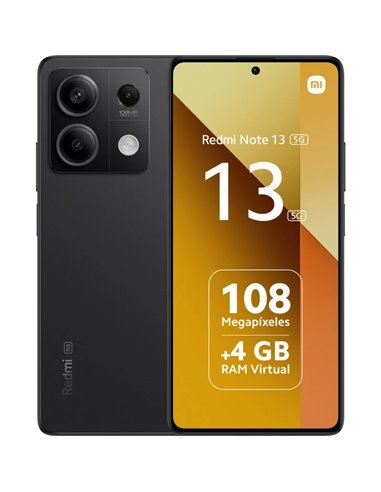 Xiaomi - Smartphone Redmi Note 13 5G Écran AMOLED 6,67" - 8 Go - 256 Go - Caméra principale 108MP - Batterie 5000mAh - Prend en 