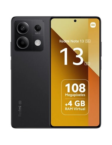 Xiaomi - Smartphone Redmi Note 13 5G Écran AMOLED 6,67" - 6 Go - 128 Go - Appareil photo principal 108MP - Batterie 5000mAh - Pr