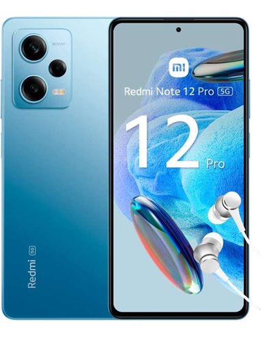 Xiaomi - Smartphone Redmi Note 12 Pro 5G Écran Amoled 6,67" FHD+ 120 Hz - 8 Go - 256 Go - Triple Caméra 50MP - Batterie 5000mAh 