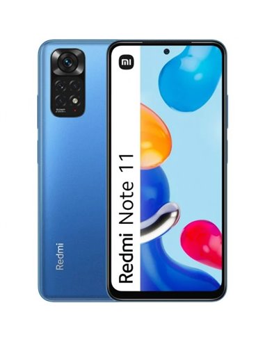 Xiaomi - Smartphone Redmi Note 11 NFC 6,43" AMOLED FHD+ 90Hz - 4Go ​​- 128Go - Quad Caméra 50MP - Batterie 5000mAh - Charge Rapi