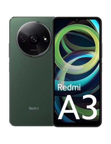 Xiaomi - Smartphone Redmi A3 6,52" - 4 Go - 128 Go - Appareil photo principal 8MP - Batterie 5000mAh