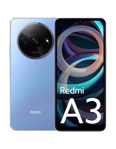 Xiaomi - Smartphone Redmi A3 6,52" - 3 Go - 64 Go - Appareil photo principal 8MP - Batterie 5000mAh