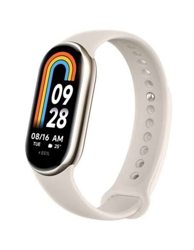 Xiaomi - Bracelet d'activité Mi Smart Band 8 Écran Amoled 1,62" - Bluetooth 5.2 - Taux de rafraîchissement de 60 Hz - Luminosité