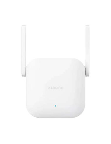 Xiaomi - Amplificateur réseau WiFi Mi Range Extender N300 - Jusqu'à 300 Mbps - 2 antennes externes - Couleur blanche