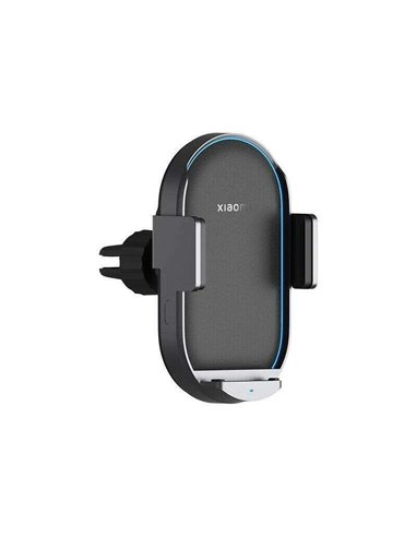 Xiaomi - Chargeur de voiture sans fil Mi 50W - Refroidissement et éclairage intégrés - Couleur noire