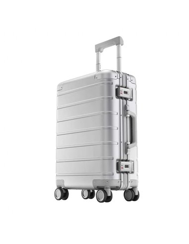 Xiaomi - Valise à main en métal avec roulettes 20" 31L - Poignée réglable sur 4 niveaux - Double verrouillage approuvé TSA - Rou