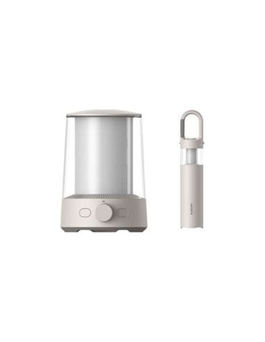 Xiaomi - Lanterne de camping multifonction Bluetooth - 2 lanternes en 1 - Double lumières séparables - Réglage de la lumière ext