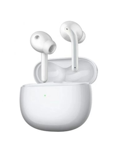 Xiaomi - Écouteurs Bluetooth 5.2 Buds 3 - Microphone intégré - Autonomie jusqu'à 7 heures - Résistance à l'eau IP55