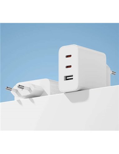 Xiaomi - Chargeur Mural 67W GaN 2C1A pour Smartphone USB-A 67W + Câble - Technologie GaN - Compact et Portable