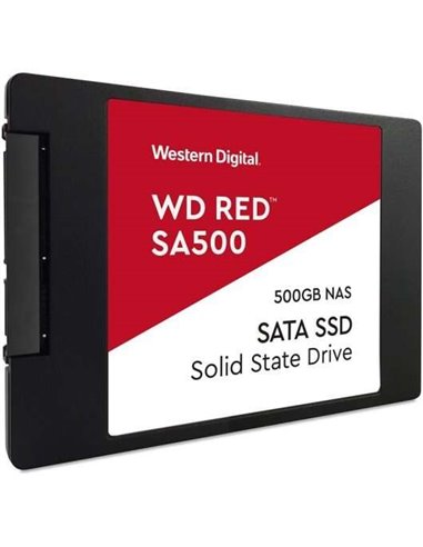 Western Digital - Disque dur solide rouge SA500 SSD 2,5" 500 Go NAS SATA III