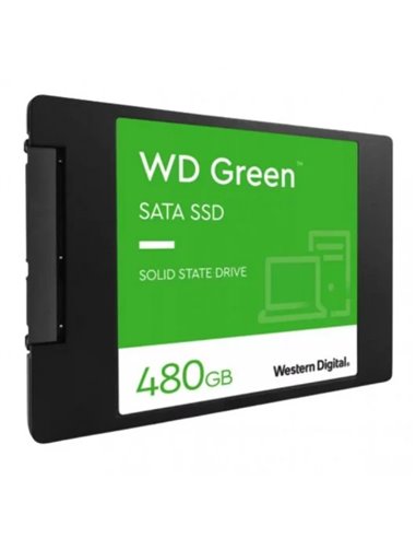 Western Digital - Disque dur solide vert SSD 480 Go 2,5" SATA 3