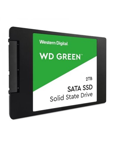 Western Digital - Disque dur SSD vert solide 2 To 2,5" SATA 3