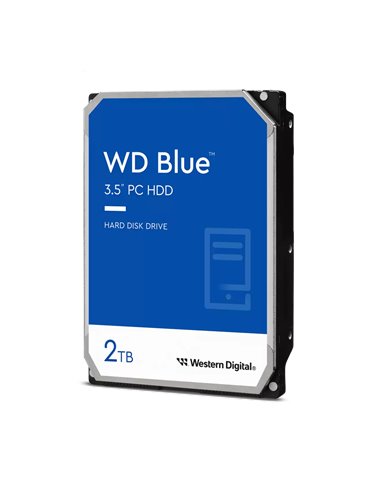 Western Digital - Disque dur interne PC bleu 3,5" 2 To SATA