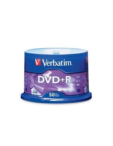 Verbatim - DVD+R 16x 4,7 Go (bac de 50 unités)