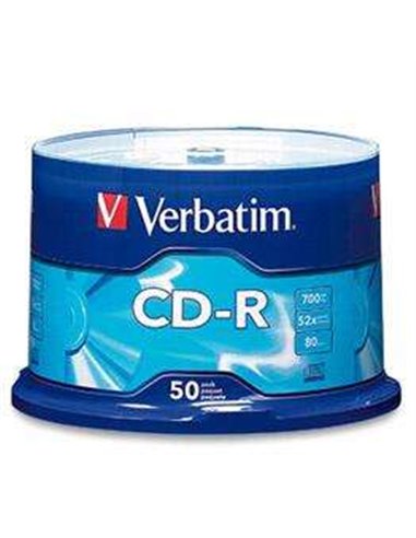 Verbatim - CD-R 52x 700Mo (Tarrine 50 unités)