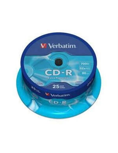 Verbatim - CD-R 52x 700 Mo (25 unités)