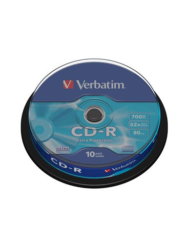 Verbatim - CD-R 52x 700MB (Boîte 10 Unités)