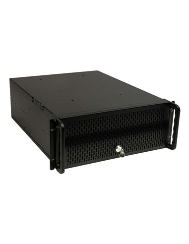 Unykach - UK4129 4U Boîtier rack 19" - Tailles de disques prises en charge 3,5" - Filtre anti-poussière avant - Verrouillage par