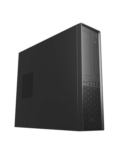 Unykach - UK3001 Boîtier tour MicroATX NOIR - Taille de disque prise en charge 3,5", 2,5" - USB-A 2.0/3.0 et audio