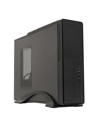 Unykach - Boîtier tour MicroATX UK2010SE - Alimentation 450 W incluse - Taille de disque prise en charge 3,5", 2,5" - USB-A 3.2,