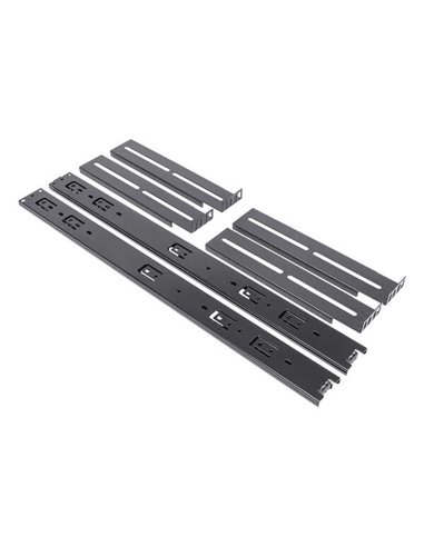 Unykach - Rails latéraux télescopiques pour boîte rack 1U/2U/4U